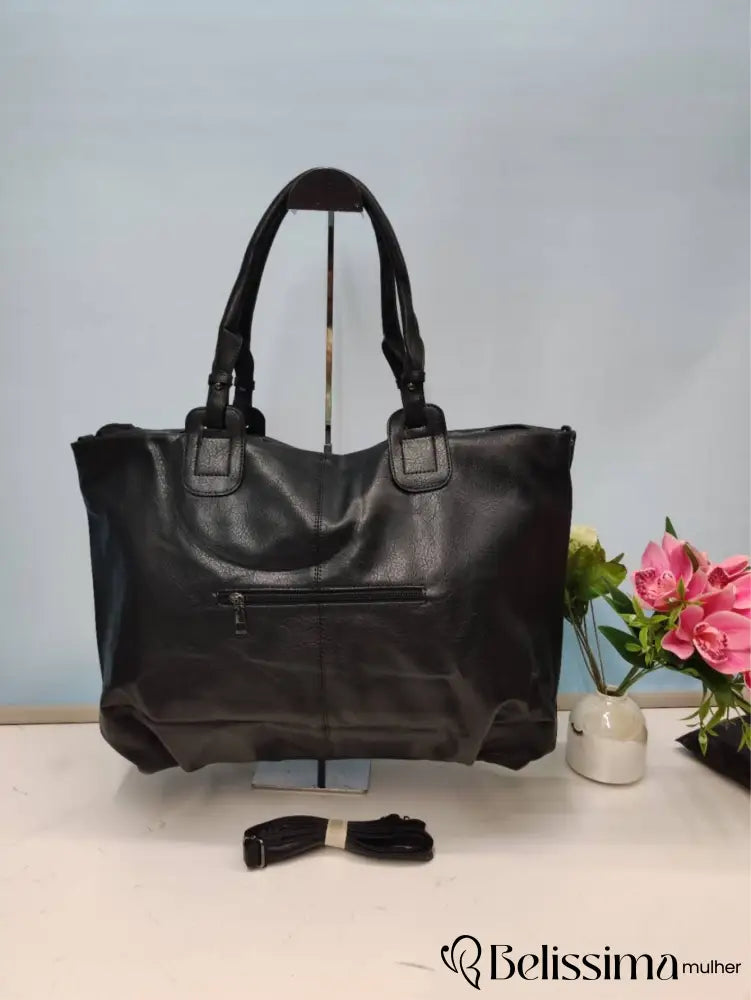 Bolsa Feminina Grande Estilo Saco – Alça de Ombro e Transversal, Versátil e Elegante